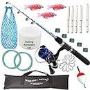 Hunting Hobby Fishing Rod, Reel, Accessories with Travelling Bag