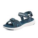 DREAM PAIRS Women's Sport Athletic Sandals Outdoor Hiking Sandals,Size 8,DARK/BLUE,QDL19001L