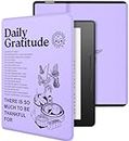 Wazzasoft for Kindle Oasis case 7 Inch (10th Generation 2019, 9th Generation 2017) Women Cute Girls Folio E-Reader Covers Girly Purple Auto Wake/Sleep for Amazon Kindle Oasis 10th/9th Gen Cases 7”
