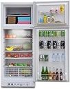Techomey Propane Fridge with Freezer 13.5 Cu.Ft, Gas Fridge with Freezer Off Grid, 110v/LPG Dual Powers, RV Refrigerator for Outdoor, Truck, Camper, Kitchen, White