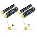 Neutop Brush Compatible with iRobot Roomba 600 Series 606 620 650 671 675 676 677 680 691 692 Robot Vacuums with 2 Bristle Brushes 2 Flexible Beater Brushes 2 Side Brushes 2 Screws.