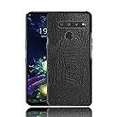 Case Creation LG V50 ThinQ Crocodile Leather Pattern Phone Case, Luxury Business Style PU Texture Premium Cover Fashion Alligator Skin Natural Feel Hard Back Cover case for LG V50 ThinQ