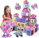 Magnetic Tiles for 3 4 5 6 7 8+ Year Old Boys Girls Magnetic Blocks Building Toy