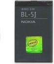 Nokia Battery BL-5J N900 Lumia 520 521 525 5230 Nuron 5233 5238 5800 5802 X6 C3