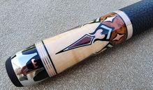 Predator Pool Cues Throne3-4, Full Cue or BUTT ONLY, Rose Gold Alloy & Snakewood