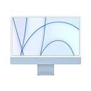 2021 Apple iMac with Apple M1 chip with 8-core CPU (24-inch, 256GB SSD Storage) (QWERTY English) Blue (Renewed)