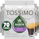 Tassimo Nabob Café Crema Coffee Single Serve T-Discs, 110g (5 Boxes of 14 T-Discs)