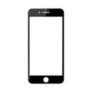 Fresh Fab Finds 3D Curved Tempered Glass Full Cover Screen Protector for Apple iPhone 7 Plus - Black