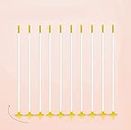 Planet Of Toys 10 Arrows for Archery Set for Kids (10 Spare Arrow) Outdoor/Indoor Target Game for Kids - (Yellow)
