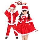 Perfect Party Clothing Kids Boys Girls Santa Claus Cosplay Costume For Xmas