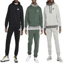 Nike Men's 2-Piece Jogger Set Fleece Athletic Jogger Pants and Hoodie Tracksuit