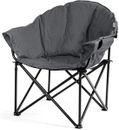 Portable Camping Chair, Moon Saucer Chair, Outdoor Folding Chair with Soft Padde