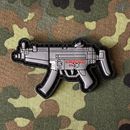 Parche de PVC MP5 con gancho trasero SHOT Show Morale H&K Heckler Koch pistola SWAT militar