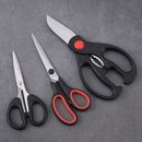 3pcs, Kitchen Scissors, Stainless Steel Kitchen Shears, Multi-purpose Strong Scissors, Kitchen Gadgets