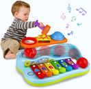 YOLOMOON Baby Toys for 1 2 Year Old Boys Girls, Kids Musical Instruments, Hammer