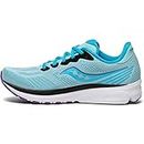 Saucony Womens Ride 14 Running Shoe - Color Powder/Concord - Size 7 - Width Regular