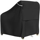 STARTWO Patio Chair Covers Outdoor Furniture Covers Waterproof Fit for 32"Lx 37" W x 36"H, Lounge Deep Seat Cover, Heavy Duty Chair Covers for Lawn Furnitures, Black