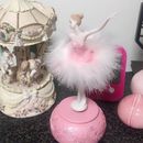 Ballerina Music Box Dancing Girl Swan Lake Carousel-Feather Musical Toys Gift