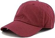 lowercase Unisex Cotton Cap (L-CAP-BASEBALL_Maroon_Free Size)