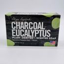 Shugar Soapworks Bar Soap Charcoal Eucalyptus Plant Derived Scented 5 oz USA