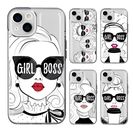 Girl Boss Sexy Woman Coffee Case For Apple Iphone 14 Pro Max 13 12 11 Xr Xs 8 7