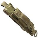 Miles Tactical ASP Molle Baton Holder Pouch fits Expandable Batons and Flashlights (Khaki, 16"-26")