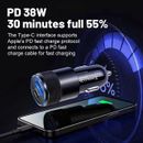 Car Charger usb C PD Fast Charging, Metal, Multiport, IPhone, Samsung, Android