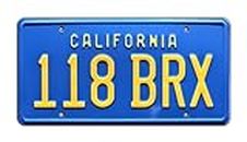 Hooper | 118 BRX | Metal Stamped License Plate