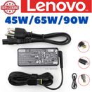 Genuine Lenovo 45W 65W 90W AC Adapter Charger Power Thinkpad Square Round USB-C