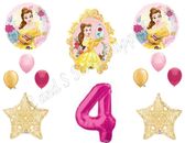 BEAUTY & THE BEAST 4th Disney Movie Birthday Party Balloons Decoration Supplies