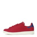Adidas Originals scarpe da ginnastica uomo Stan Smith in tessuto in rosso
