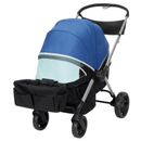 Safety 1st Summit Wagon Multi-Child Stroller in Blue/Black | 43 H x 27 W x 52 D in | Wayfair CV450HBO