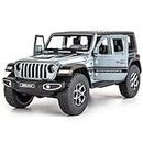 TGRCM-CZ Compatible con 7 puertas Wrangler Toy Car 1/32 Die-cast Pull Back Model Car with Sound and Light Toy Vehicle for Girls Boys Festival Gift Grey Car