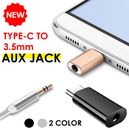 Mini Type-C To 3.5mm AUX Jack Earphone USB-C Headphone Adapter Audio Converter