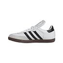 adidas Men's Samba Classic Soccer Shoe, White/Black/White, 7.5 M US