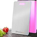 OrganizeMee Medium Stainless Steel Metal Chopping Board & Cutting Kitchen,Heavy Duty Choping-Board Vegetable,Fruit Cutter, Meats Vegetable Chopper Boards,Safe Durable with Warranty(Size 31CM X 21CM)