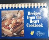 Dos libros de cocina de chef mimados "Recetas del corazón" y "Corazón del hogar"