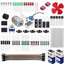 Electrobot Starter Kit (70 ITEMS) 20+ DIY Projects with Electronics Components Breadboard, LEDs, Resistors, Switches etc