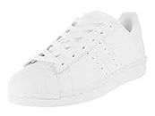 adidas Originals Kid's Unisex Superstar Sneaker, White/White/White, 7 Big Kid US, White/White, 7 Big Kid