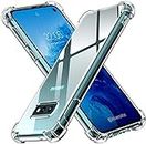 ivoler Funda para Samsung Galaxy S10e / S10 e, Carcasa Protectora Antigolpes Transparente con Cojín Esquina Parachoques, Suave TPU Silicona Caso Delgada Anti-Choques Case