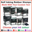 PERSONALISED NAME AND ADDRESS SELF INKING RUBBER STAMP GARAGE SERVICE MECHANIC