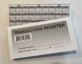 Checkbook Account Registers - 2024 2025 2026 Transaction Bank Deposit Book Debit