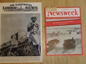 Newsweek Magazine & Illustrated London News. December 1941. Desert war Libya