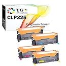 TG Imaging (4 Pack) CLT407S Compatible CLP325 Toner Cartridge Replacement for Samsung CLT-407S Toner Cartridge Color Set Used in CLP-320 CLP-325 CLP-325W CLP-326 CLX-3180 CLX-3185N Printer (B+C+Y+M)