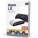 Roku LE HD Streaming Media Player with High Speed HDMI Cable and Simple Remote White Device Only