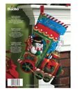 Bucilla  Felt Jeweled Christmas Stocking Kit Candy Express 18" 86147 NIP 