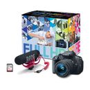 Canon Used EOS Rebel T5i DSLR Camera with 18-55mm Lens Video Creator Kit 8595B099