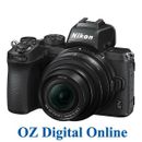 New Nikon Z50 + Nikon 16-50mm Lens kit 4K 20.9MP Mirrorless Digital Camera 1 YrA