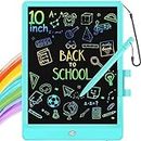 Proffisy LCD Writing Tablet, 10 inch Multicolor E-Note Pad for Kids Adults Drawing, Learning, Playing, Portable Handwriting Electronic Board for Home School Outdoor (Blue)