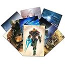 Pounchi Shooting Game Posters (8 Pack) 11.2" x 16.5" Unframed Version HD Printing Poster for Video Game Decor Bedroom Club Wall Art Decor for Teens